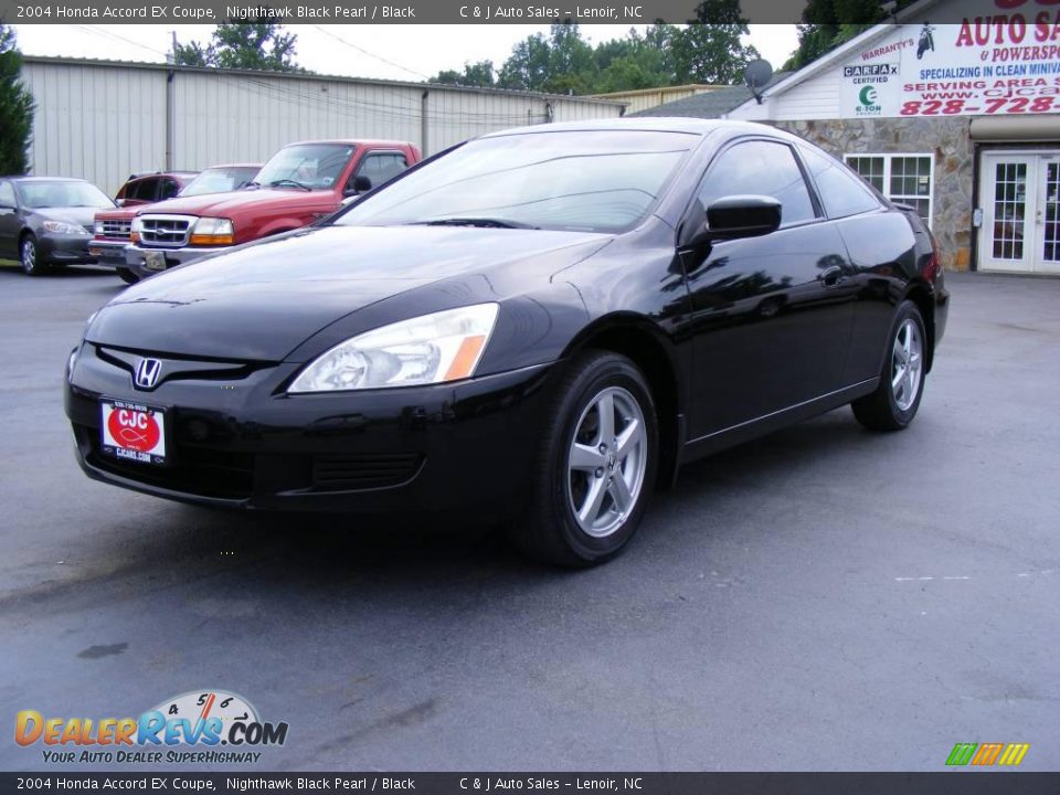 Black 2004 honda accord coupe #4