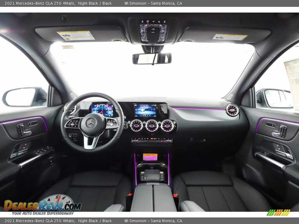 Black Interior - 2021 Mercedes-Benz GLA 250 4Matic Photo #10