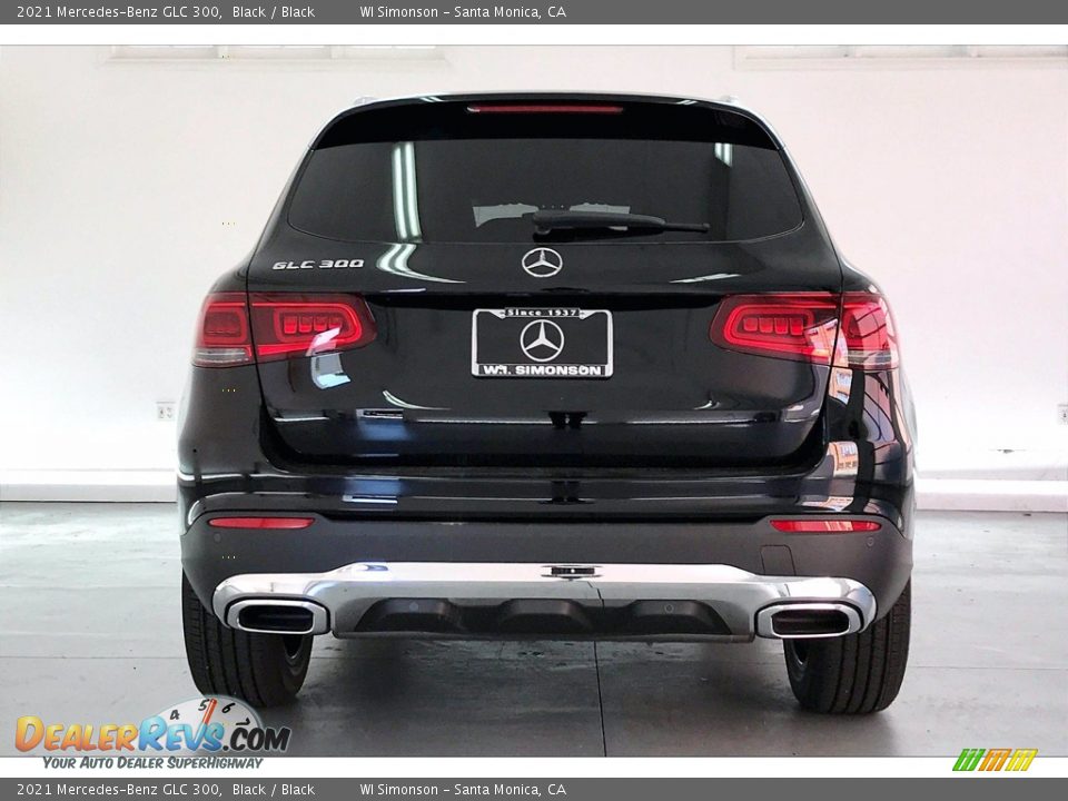 2021 Mercedes-Benz GLC 300 Black / Black Photo #3