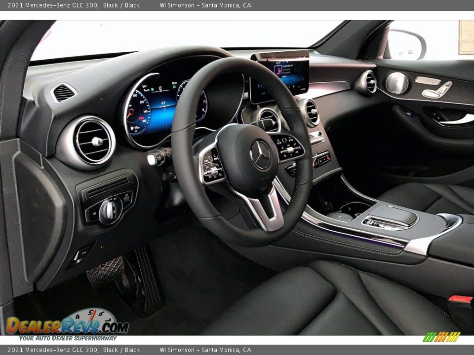 Black Interior - 2021 Mercedes-Benz GLC 300 Photo #4