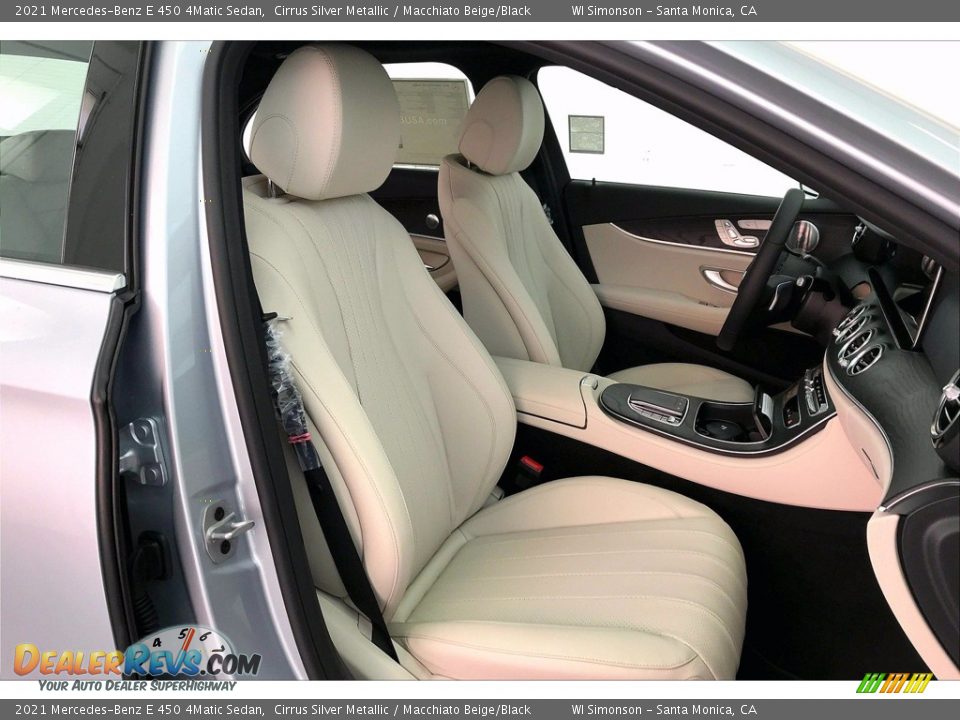Macchiato Beige/Black Interior - 2021 Mercedes-Benz E 450 4Matic Sedan Photo #5