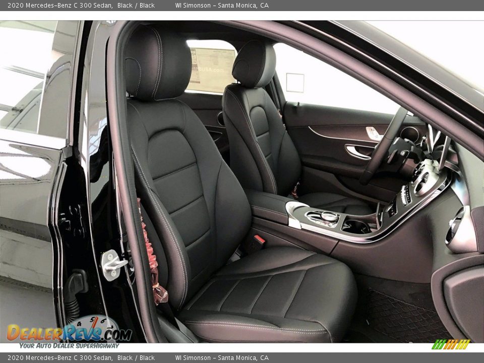 Black Interior - 2020 Mercedes-Benz C 300 Sedan Photo #5