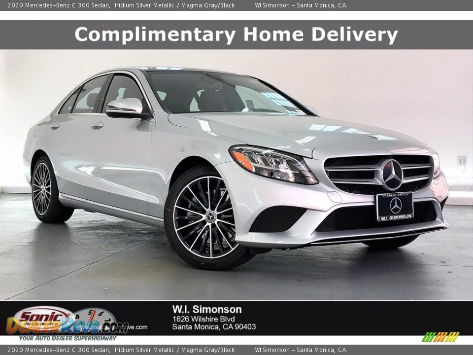 2020 Mercedes-Benz C 300 Sedan Iridium Silver Metallic / Magma Gray/Black Photo #1