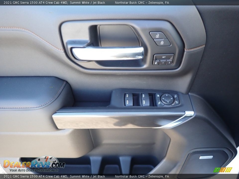 Door Panel of 2021 GMC Sierra 1500 AT4 Crew Cab 4WD Photo #15