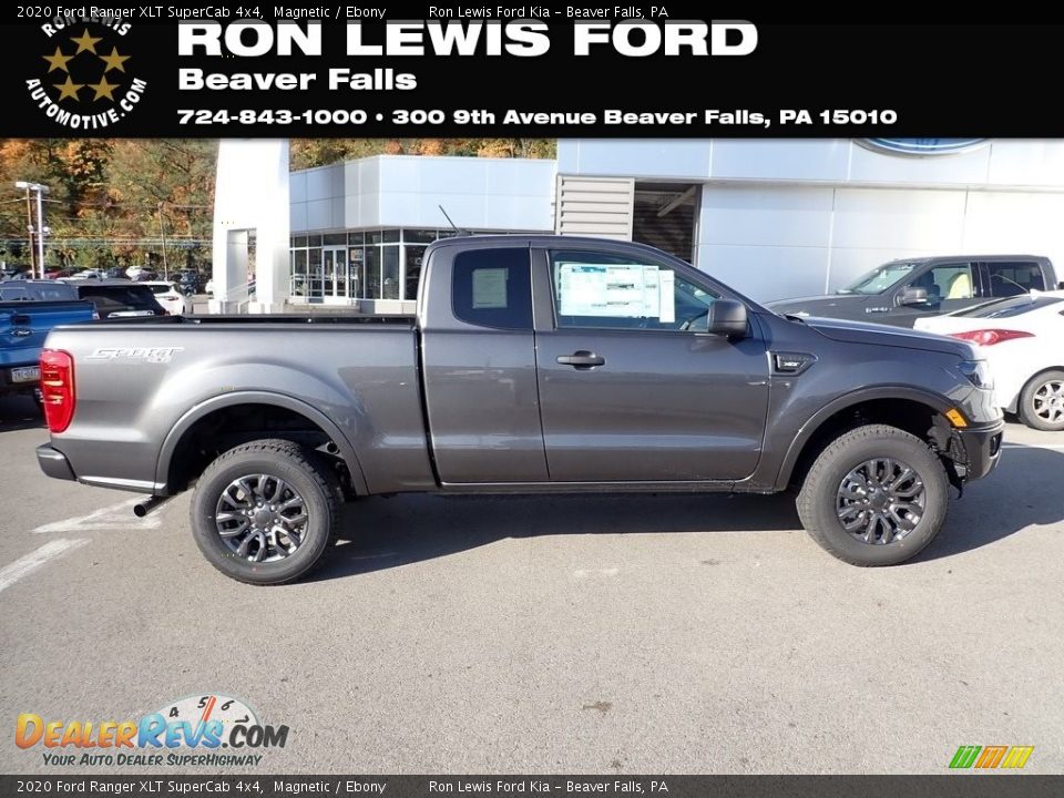 2020 Ford Ranger XLT SuperCab 4x4 Magnetic / Ebony Photo #1