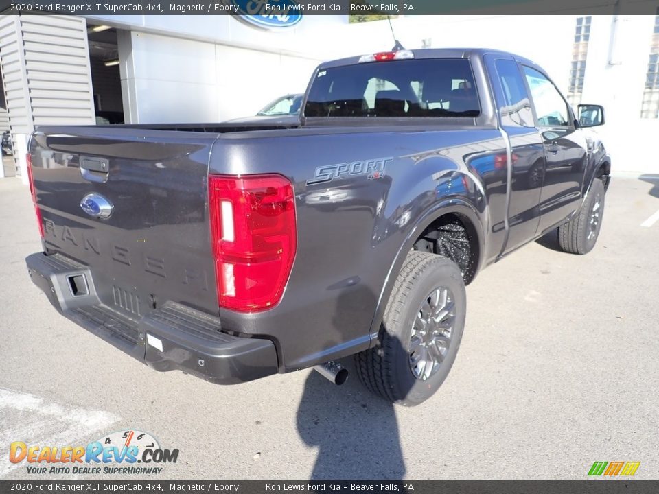 2020 Ford Ranger XLT SuperCab 4x4 Magnetic / Ebony Photo #2