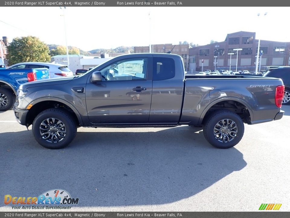 2020 Ford Ranger XLT SuperCab 4x4 Magnetic / Ebony Photo #6