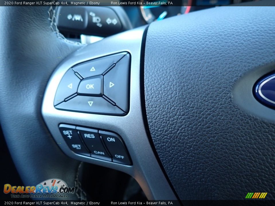 2020 Ford Ranger XLT SuperCab 4x4 Magnetic / Ebony Photo #19