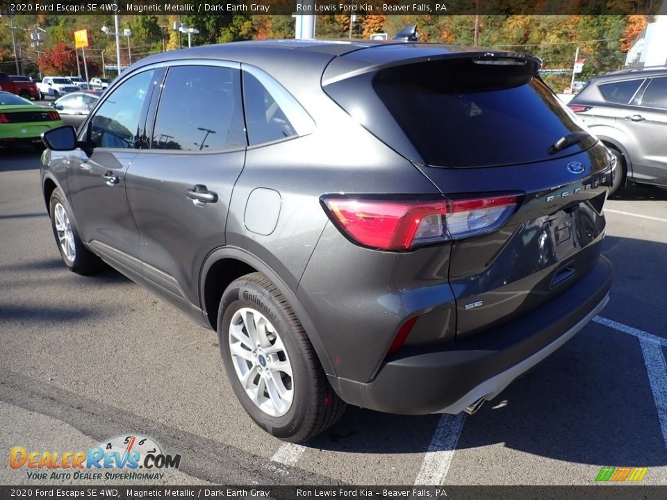 2020 Ford Escape SE 4WD Magnetic Metallic / Dark Earth Gray Photo #7