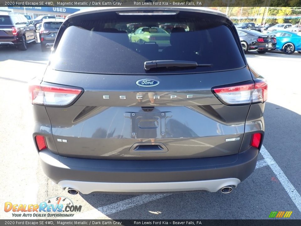2020 Ford Escape SE 4WD Magnetic Metallic / Dark Earth Gray Photo #8