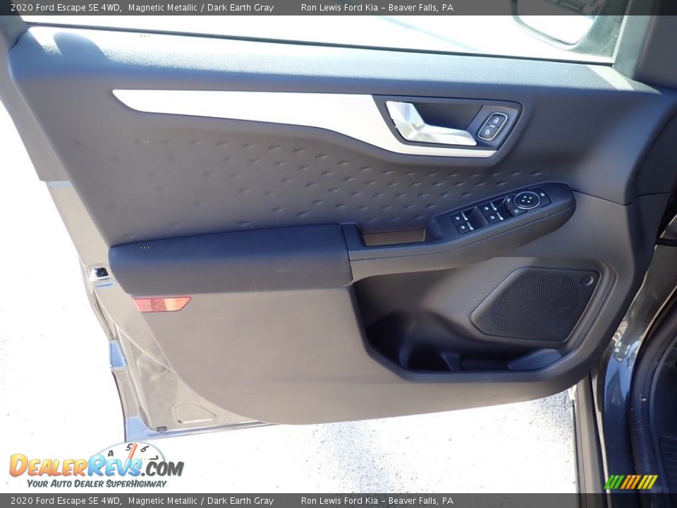2020 Ford Escape SE 4WD Magnetic Metallic / Dark Earth Gray Photo #12