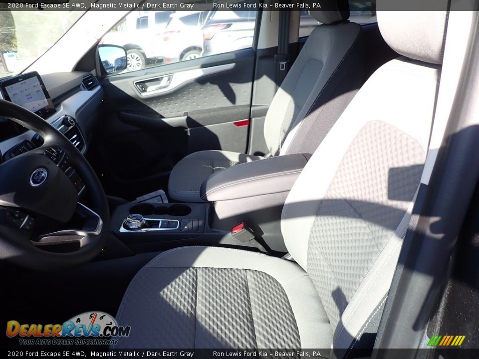 2020 Ford Escape SE 4WD Magnetic Metallic / Dark Earth Gray Photo #13