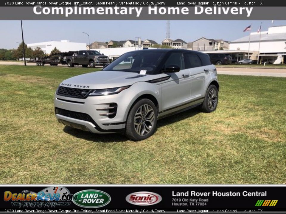 2020 Land Rover Range Rover Evoque First Edition Seoul Pearl Silver Metallic / Cloud/Ebony Photo #1