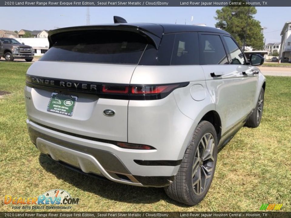 2020 Land Rover Range Rover Evoque First Edition Seoul Pearl Silver Metallic / Cloud/Ebony Photo #3