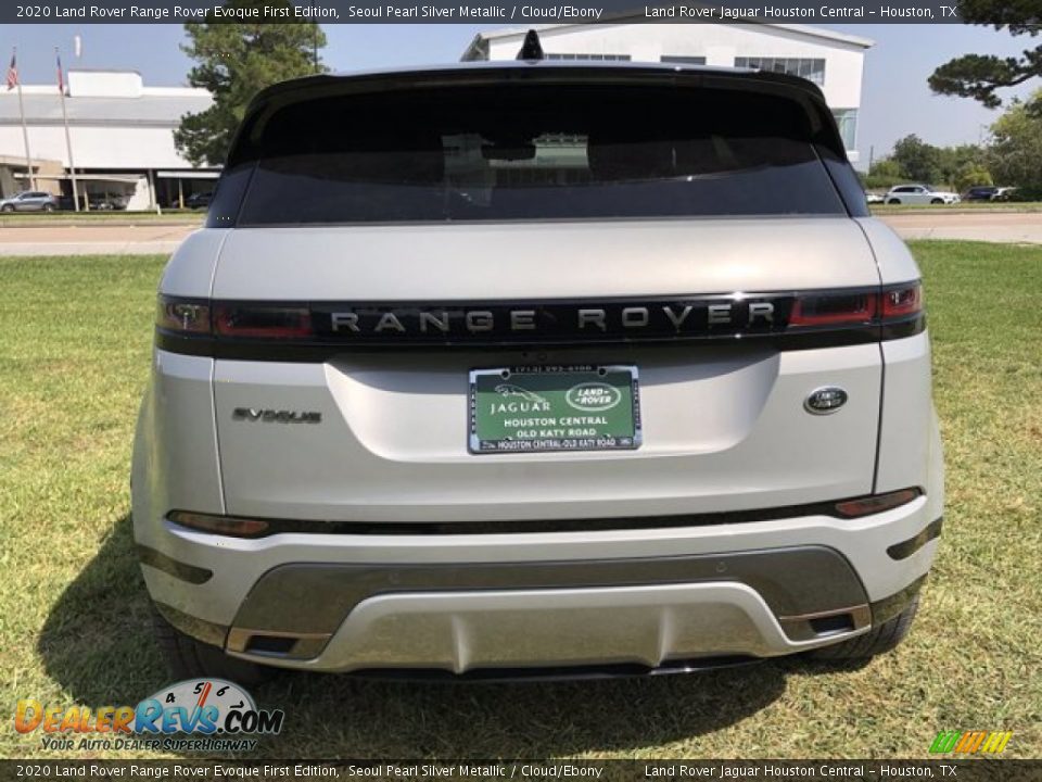 2020 Land Rover Range Rover Evoque First Edition Seoul Pearl Silver Metallic / Cloud/Ebony Photo #8