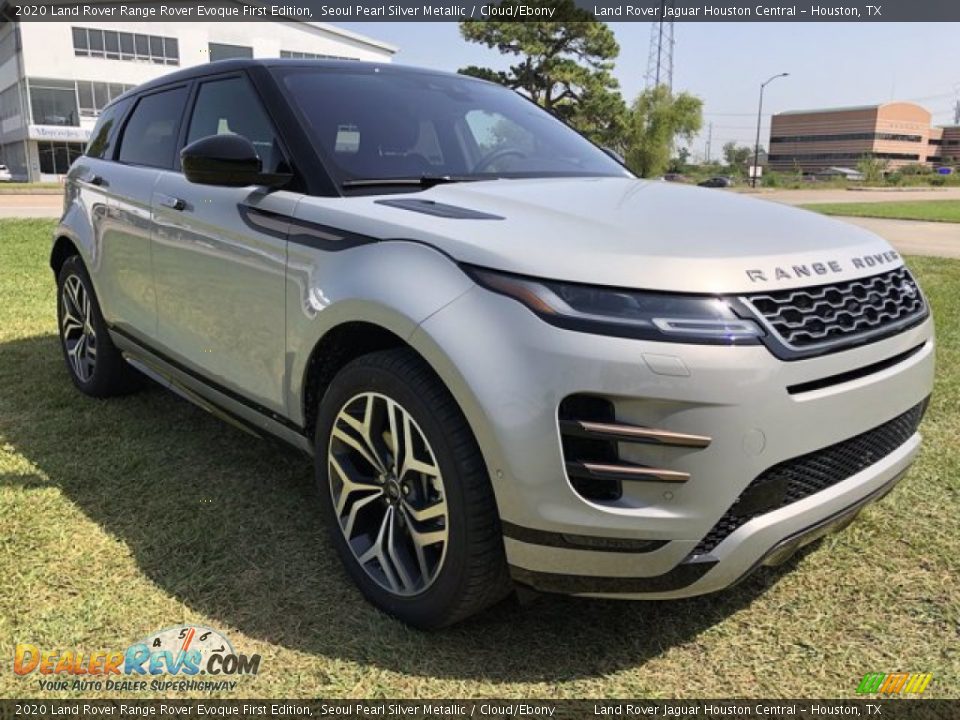 2020 Land Rover Range Rover Evoque First Edition Seoul Pearl Silver Metallic / Cloud/Ebony Photo #11