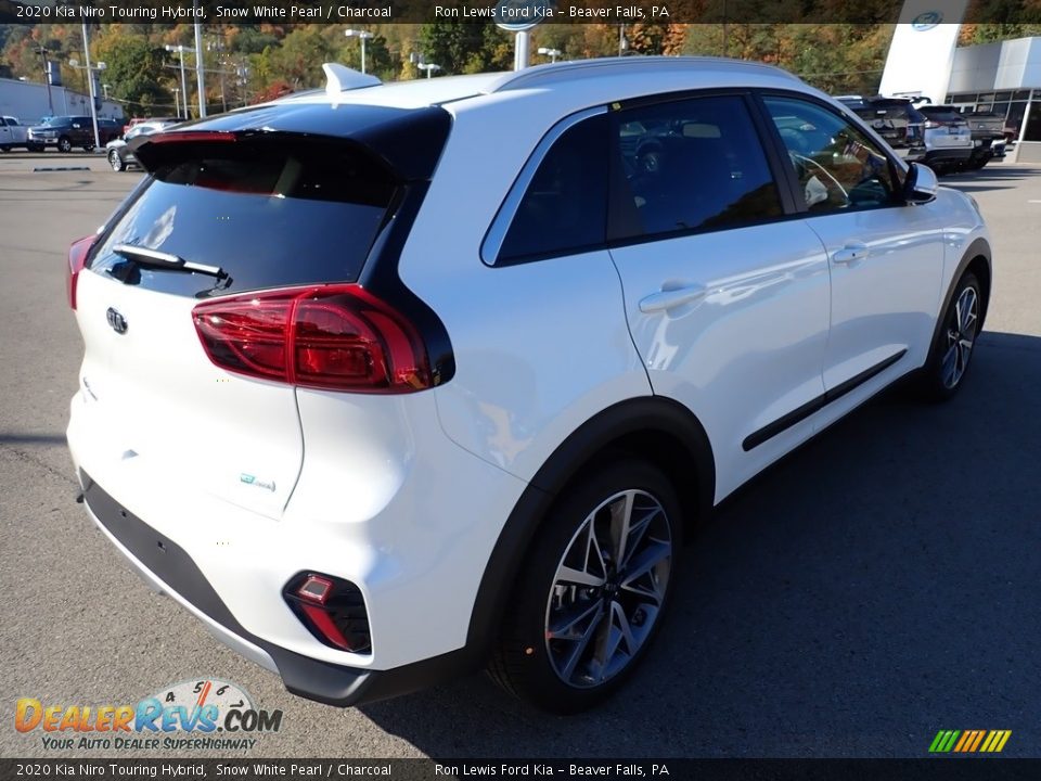 2020 Kia Niro Touring Hybrid Snow White Pearl / Charcoal Photo #2