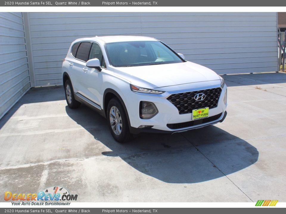 2020 Hyundai Santa Fe SEL Quartz White / Black Photo #2