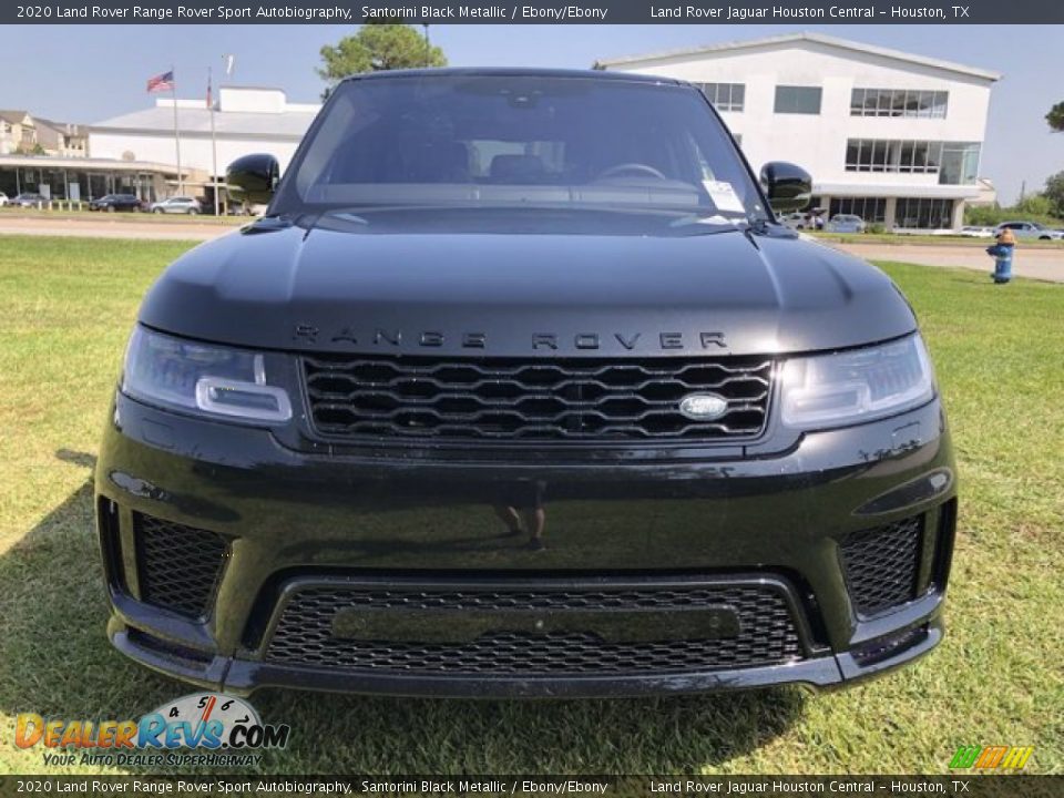 2020 Land Rover Range Rover Sport Autobiography Santorini Black Metallic / Ebony/Ebony Photo #8