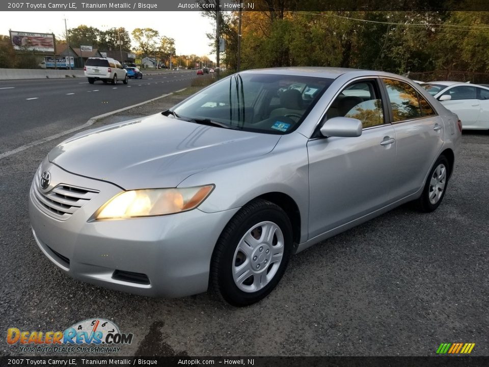 2007 Toyota Camry LE Titanium Metallic / Bisque Photo #6