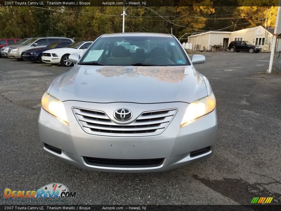 2007 Toyota Camry LE Titanium Metallic / Bisque Photo #7