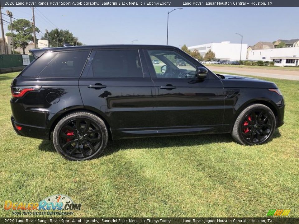 2020 Land Rover Range Rover Sport Autobiography Santorini Black Metallic / Ebony/Ebony Photo #14