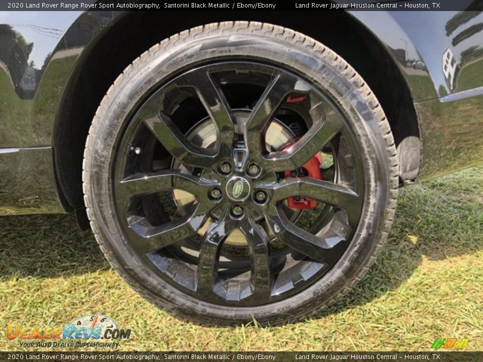 2020 Land Rover Range Rover Sport Autobiography Santorini Black Metallic / Ebony/Ebony Photo #15