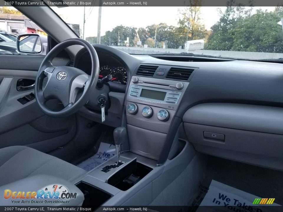 2007 Toyota Camry LE Titanium Metallic / Bisque Photo #13