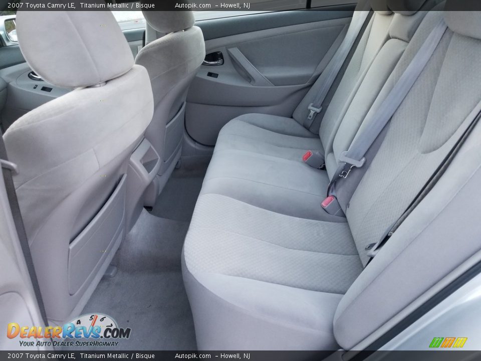 2007 Toyota Camry LE Titanium Metallic / Bisque Photo #14