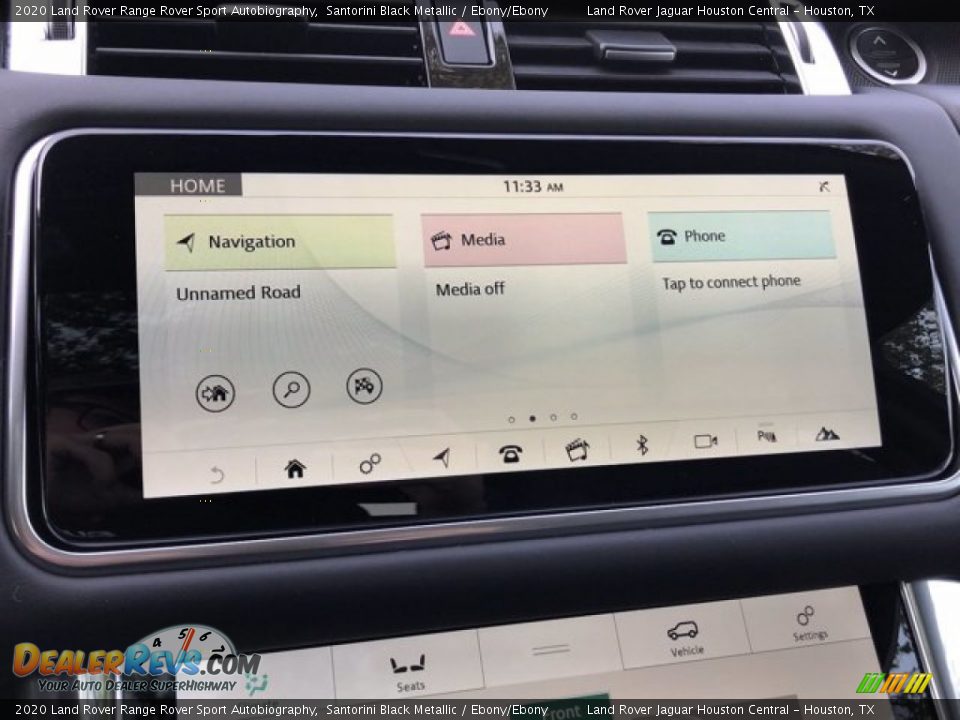 2020 Land Rover Range Rover Sport Autobiography Santorini Black Metallic / Ebony/Ebony Photo #25