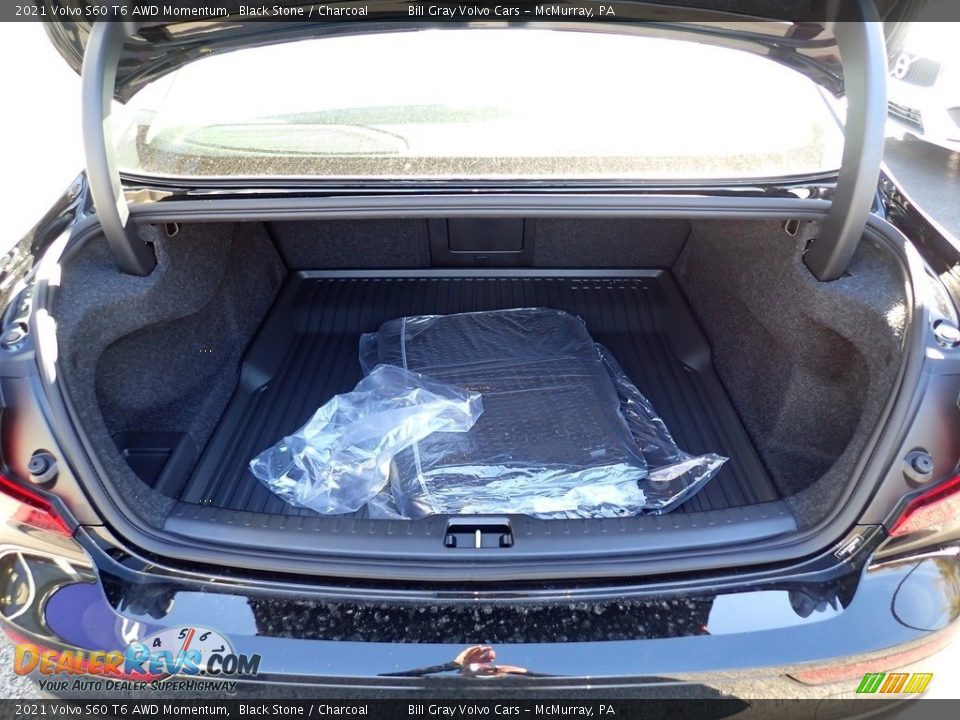 2021 Volvo S60 T6 AWD Momentum Black Stone / Charcoal Photo #3