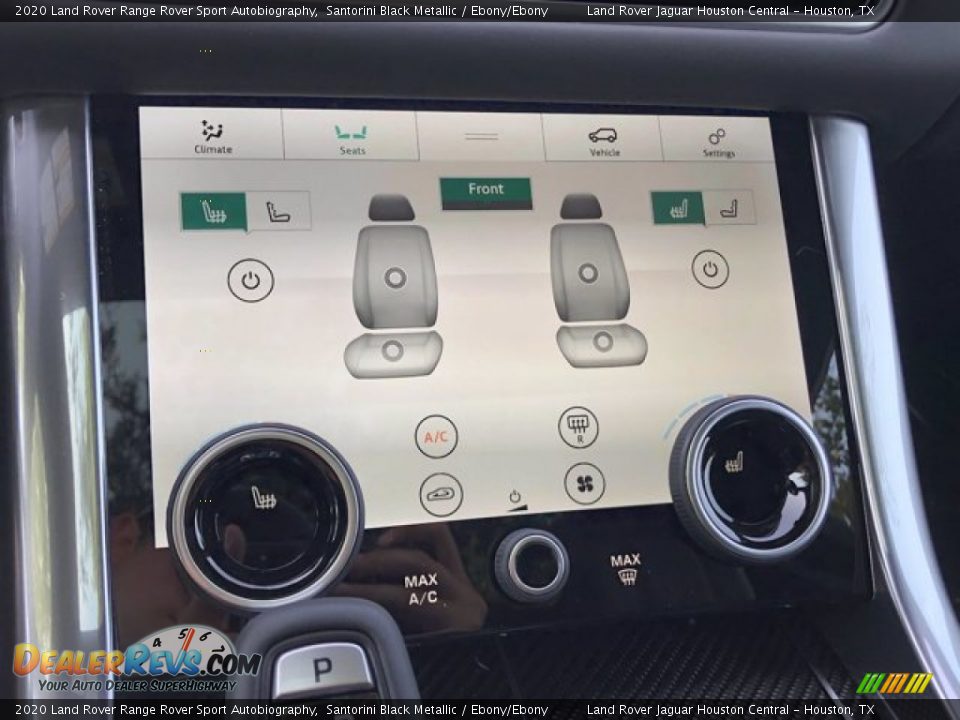 2020 Land Rover Range Rover Sport Autobiography Santorini Black Metallic / Ebony/Ebony Photo #30