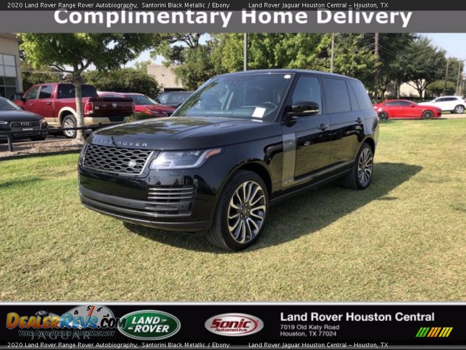 2020 Land Rover Range Rover Autobiography Santorini Black Metallic / Ebony Photo #1