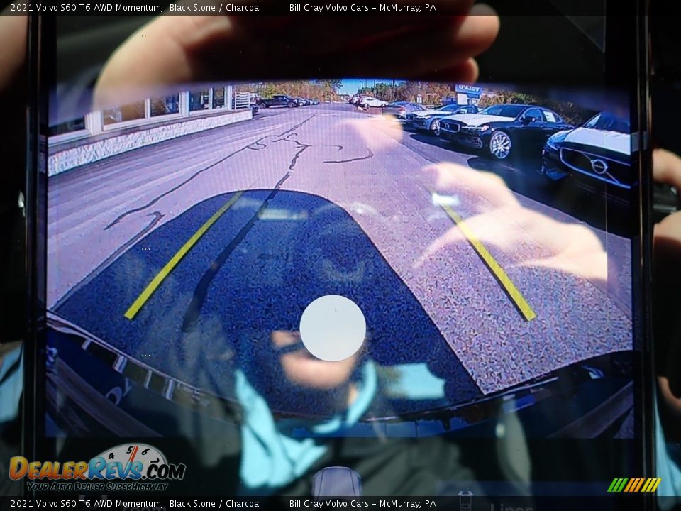 2021 Volvo S60 T6 AWD Momentum Black Stone / Charcoal Photo #14