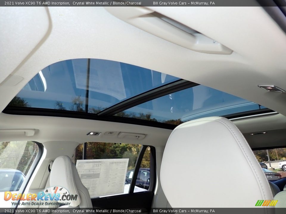 Sunroof of 2021 Volvo XC90 T6 AWD Inscription Photo #12