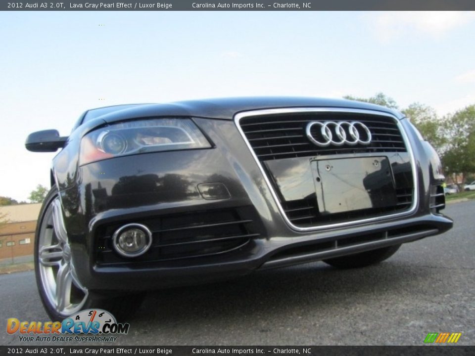 2012 Audi A3 2.0T Lava Gray Pearl Effect / Luxor Beige Photo #2