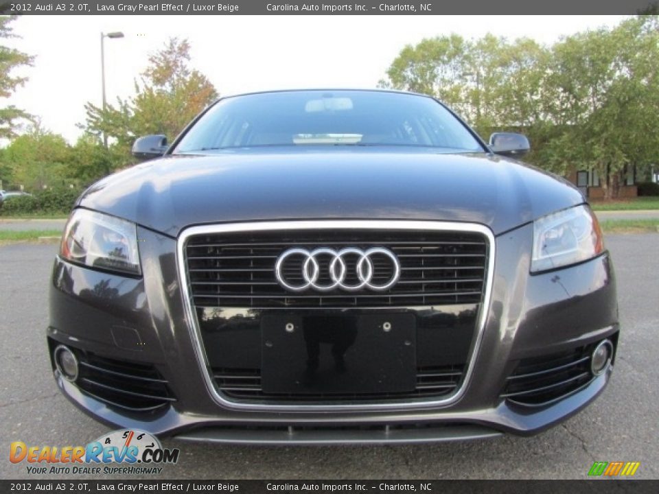 2012 Audi A3 2.0T Lava Gray Pearl Effect / Luxor Beige Photo #4