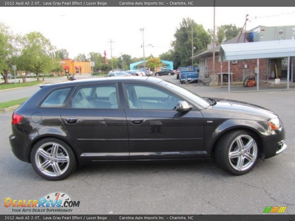 2012 Audi A3 2.0T Lava Gray Pearl Effect / Luxor Beige Photo #11