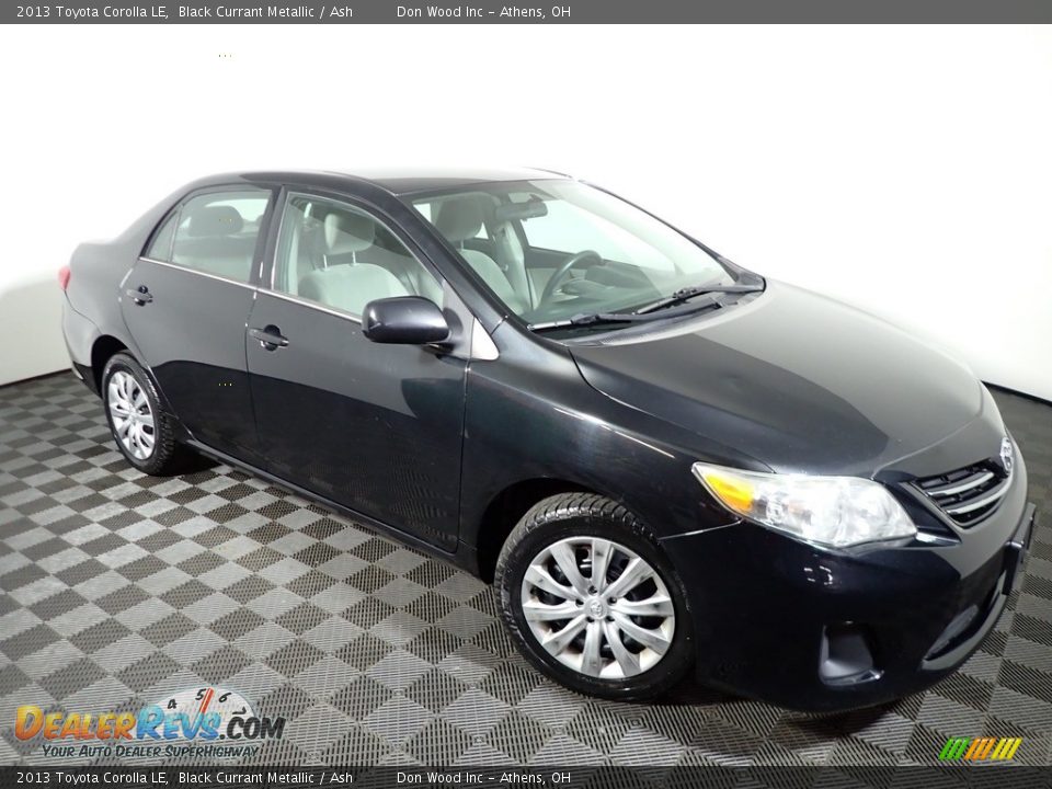 2013 Toyota Corolla LE Black Currant Metallic / Ash Photo #2