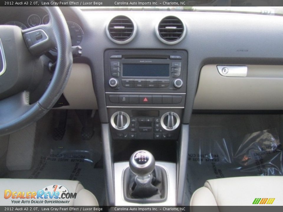 2012 Audi A3 2.0T Lava Gray Pearl Effect / Luxor Beige Photo #15