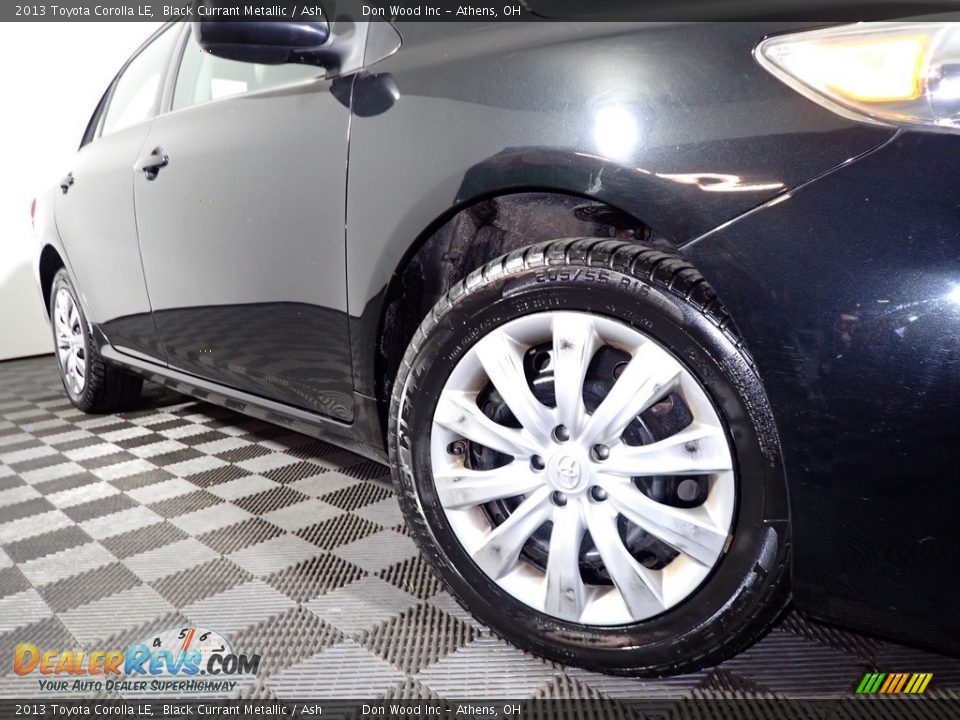 2013 Toyota Corolla LE Black Currant Metallic / Ash Photo #3