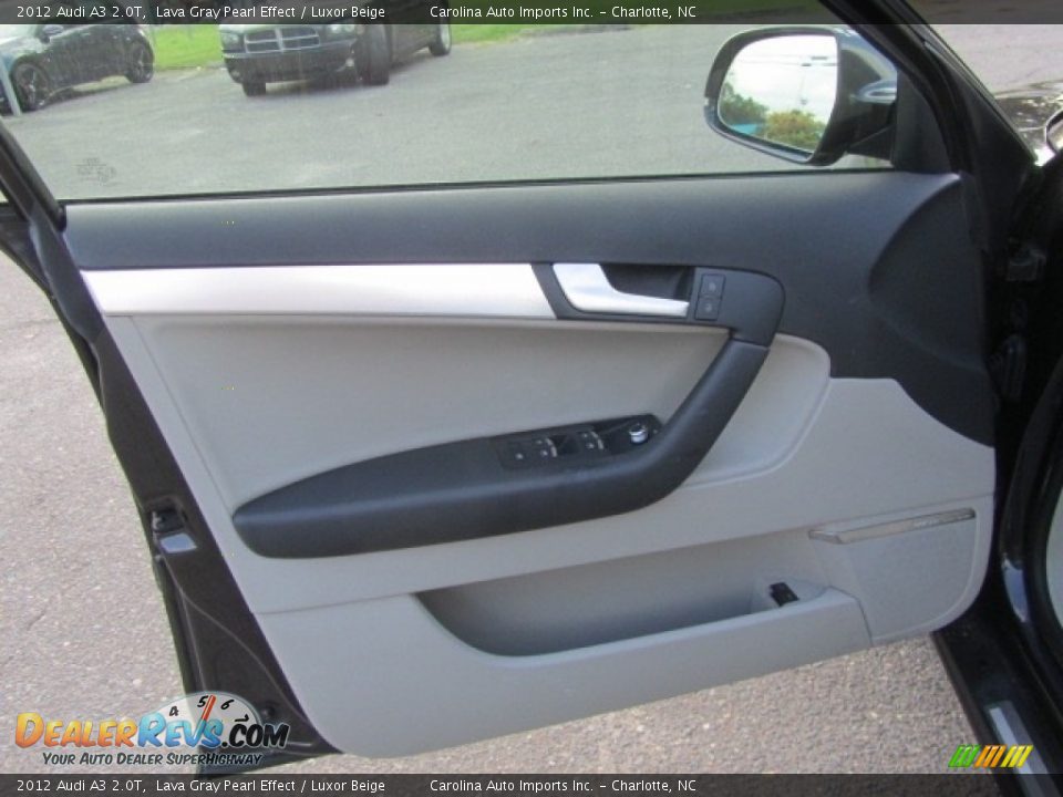 2012 Audi A3 2.0T Lava Gray Pearl Effect / Luxor Beige Photo #17