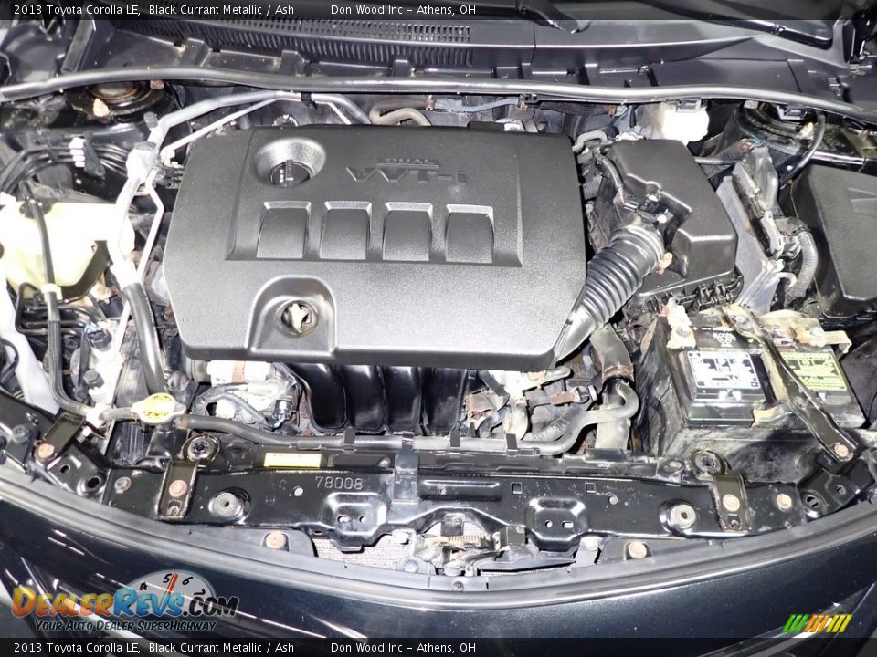 2013 Toyota Corolla LE Black Currant Metallic / Ash Photo #6