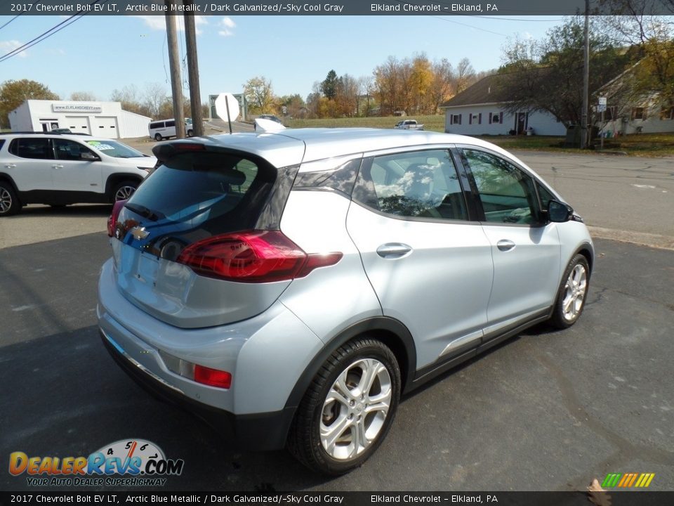 2017 Chevrolet Bolt EV LT Arctic Blue Metallic / Dark Galvanized/­Sky Cool Gray Photo #7