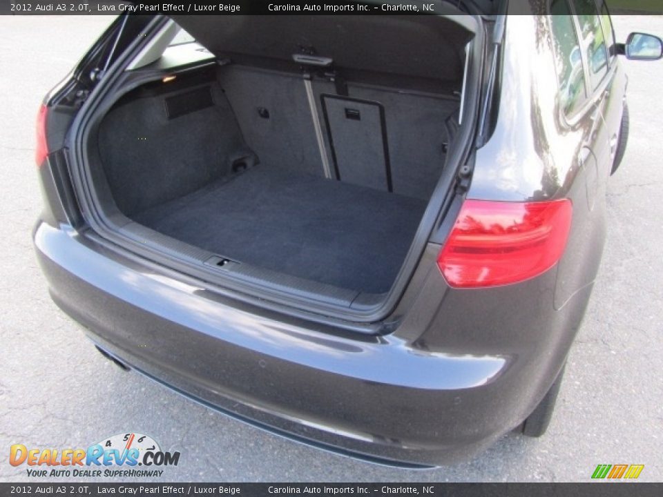 2012 Audi A3 2.0T Lava Gray Pearl Effect / Luxor Beige Photo #20