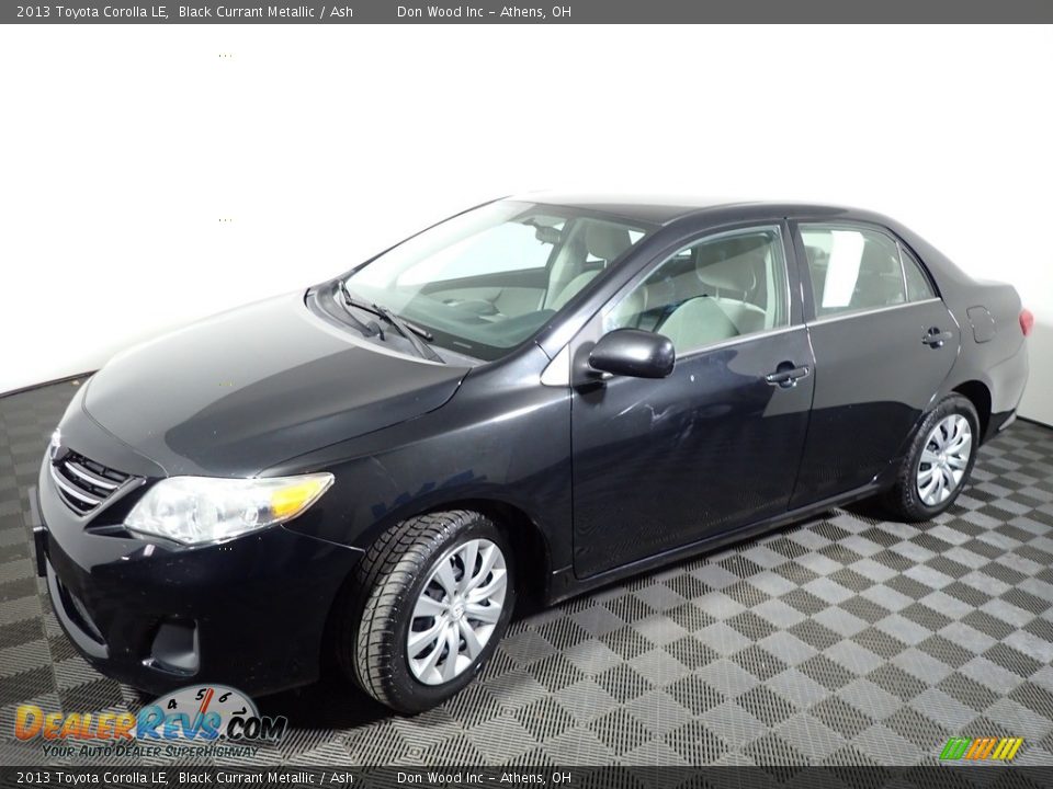 2013 Toyota Corolla LE Black Currant Metallic / Ash Photo #7
