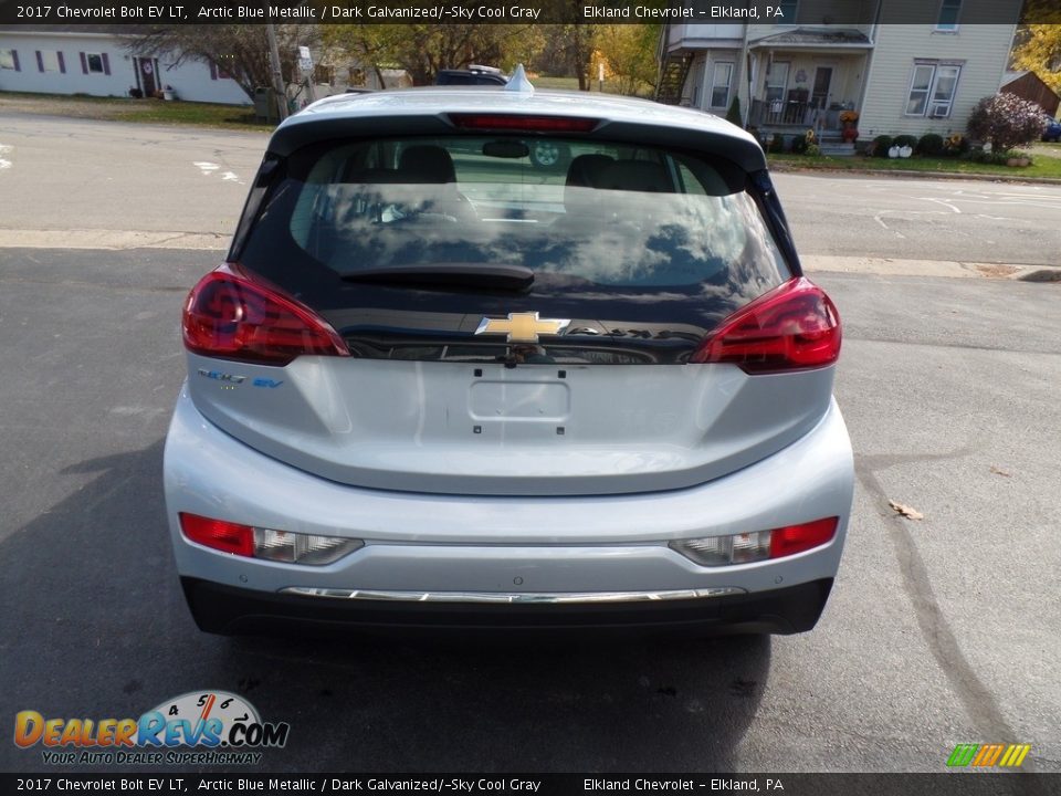 2017 Chevrolet Bolt EV LT Arctic Blue Metallic / Dark Galvanized/­Sky Cool Gray Photo #8