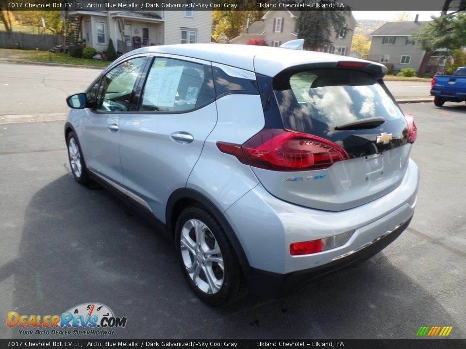 2017 Chevrolet Bolt EV LT Arctic Blue Metallic / Dark Galvanized/­Sky Cool Gray Photo #9