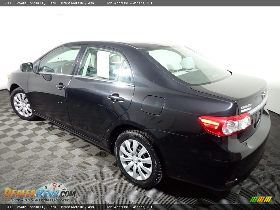 2013 Toyota Corolla LE Black Currant Metallic / Ash Photo #9