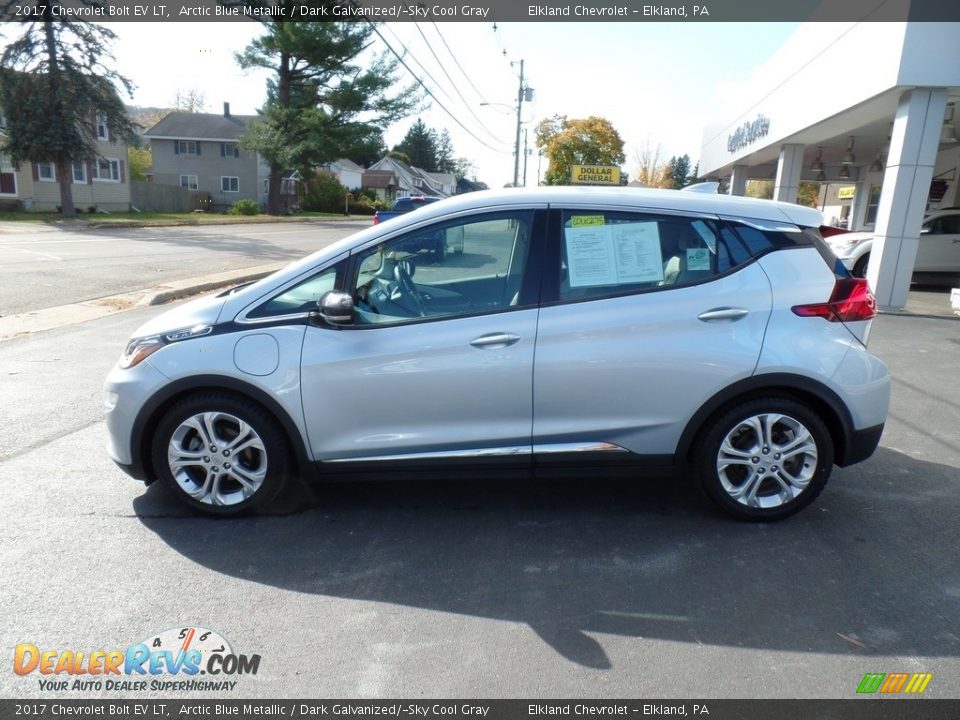 2017 Chevrolet Bolt EV LT Arctic Blue Metallic / Dark Galvanized/­Sky Cool Gray Photo #10